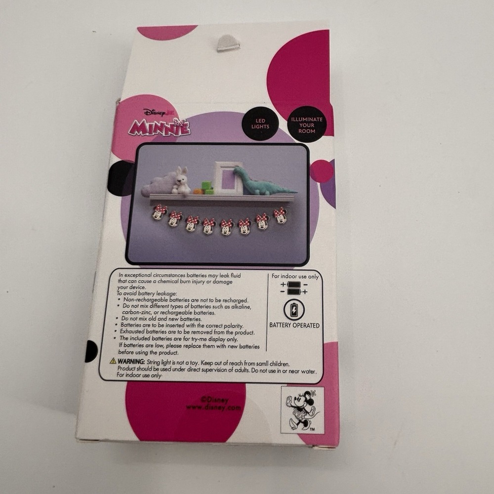 Minnie‎ Mouse LED String Lights - Picture 4 of 5